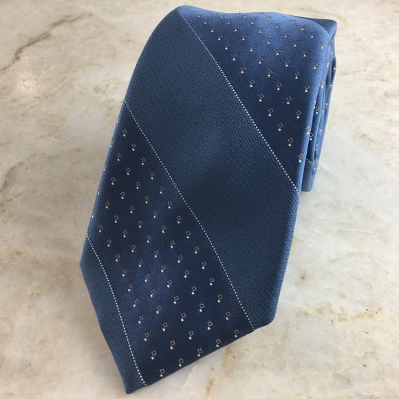 LILLY DACHE' BLUE TIE - Picture 1 of 14